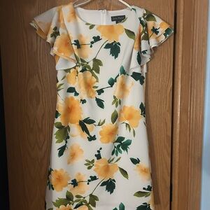 Jessica Howard Yellow Floral Mini Dress